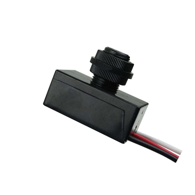 Proshopping DC 12V 24V 36V 48V Outdoor Sensor Photoelectric Switch, 5A Dusk to Dawn Photocell Switch, Mini Auto Photoswitch, Hard-Wired Post Eye Light Control Switch - for Outdoor Light(DC8-50V) - Image 1